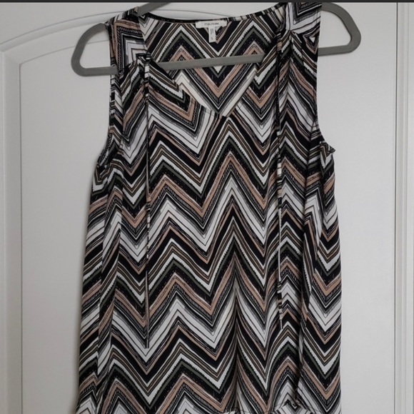 Maurices Tops - NWOT Maurices Sheer Chevron Patterned top, SZ S